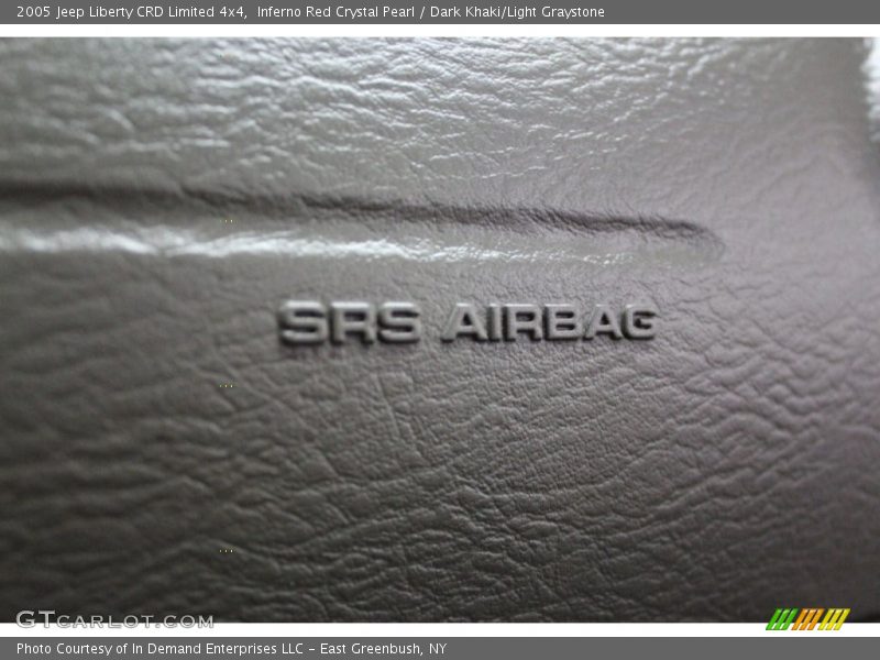 Inferno Red Crystal Pearl / Dark Khaki/Light Graystone 2005 Jeep Liberty CRD Limited 4x4