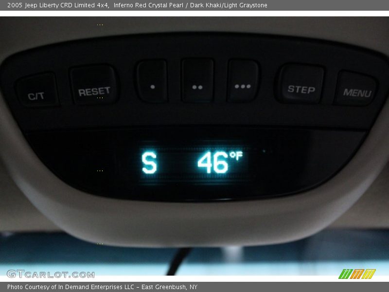 Inferno Red Crystal Pearl / Dark Khaki/Light Graystone 2005 Jeep Liberty CRD Limited 4x4