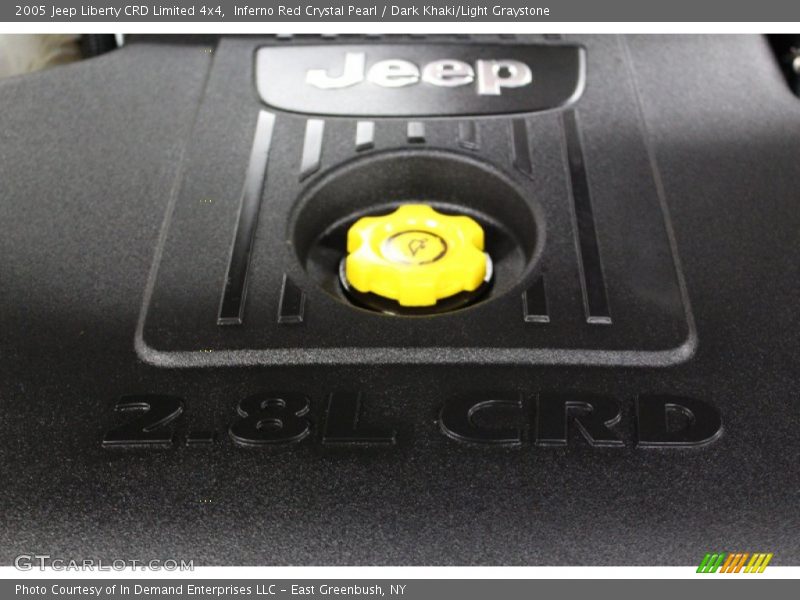 Inferno Red Crystal Pearl / Dark Khaki/Light Graystone 2005 Jeep Liberty CRD Limited 4x4