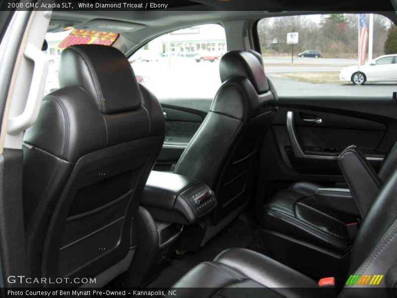 White Diamond Tricoat / Ebony 2008 GMC Acadia SLT