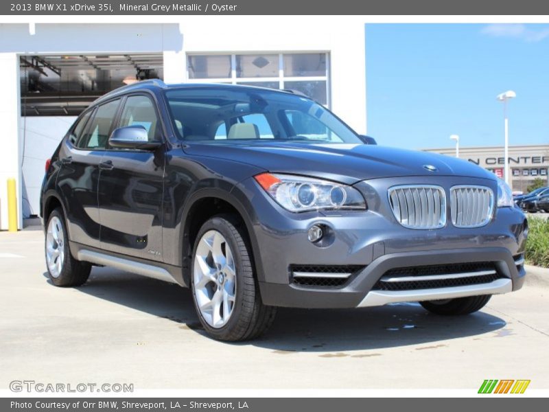 Mineral Grey Metallic / Oyster 2013 BMW X1 xDrive 35i