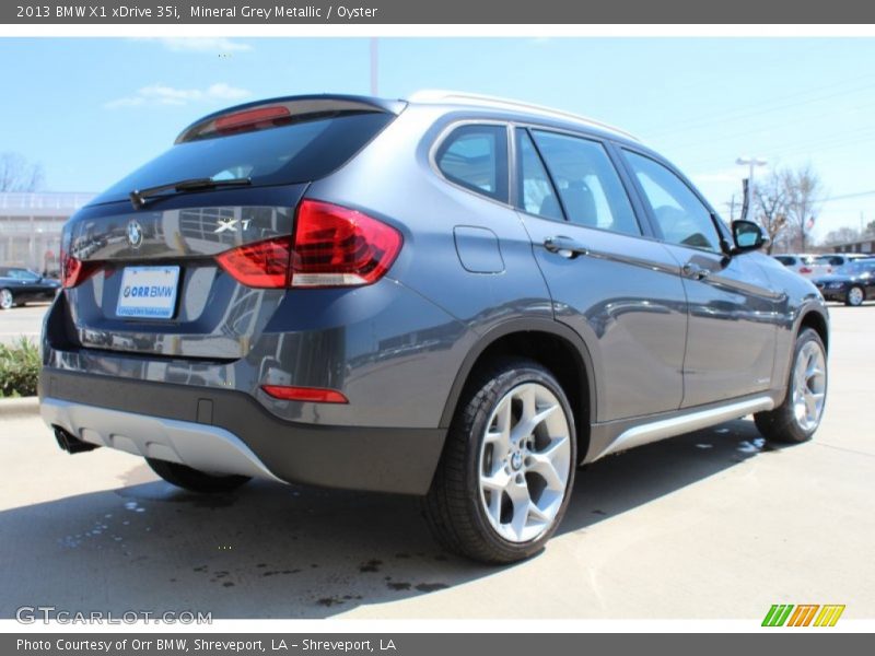 Mineral Grey Metallic / Oyster 2013 BMW X1 xDrive 35i