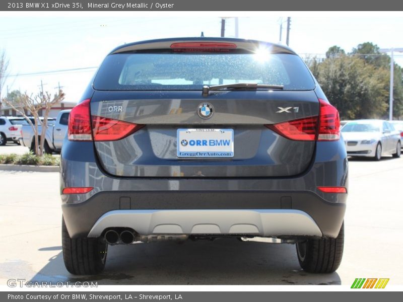 Mineral Grey Metallic / Oyster 2013 BMW X1 xDrive 35i