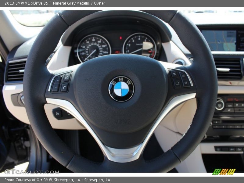 Mineral Grey Metallic / Oyster 2013 BMW X1 xDrive 35i