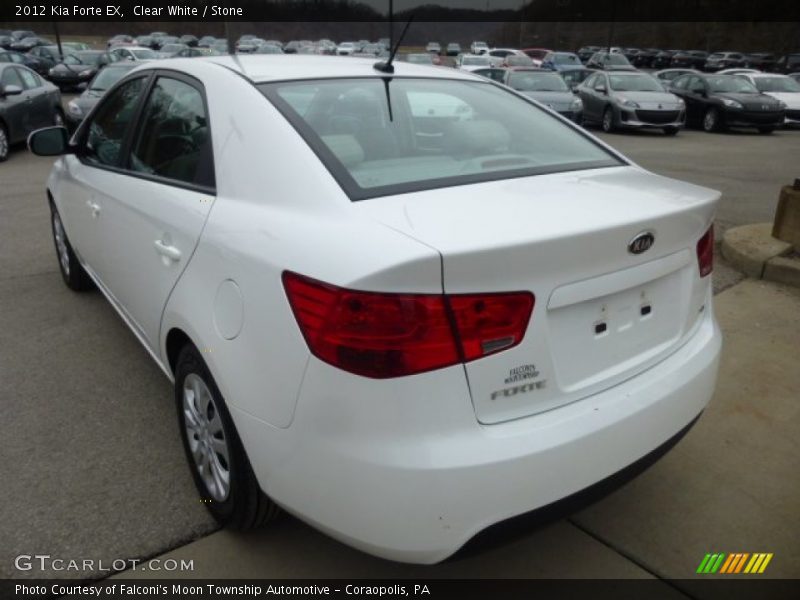 Clear White / Stone 2012 Kia Forte EX
