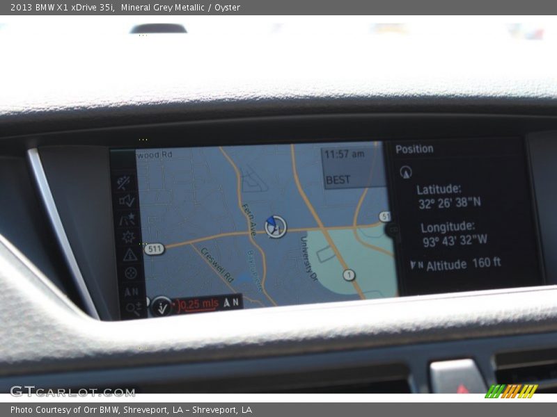 Mineral Grey Metallic / Oyster 2013 BMW X1 xDrive 35i