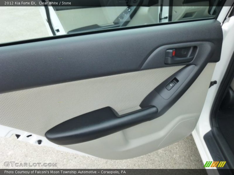 Clear White / Stone 2012 Kia Forte EX