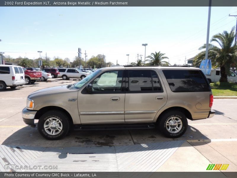 Arizona Beige Metallic / Medium Parchment 2002 Ford Expedition XLT