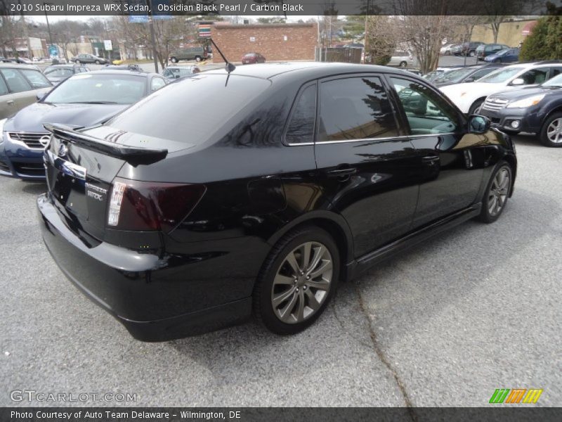 Obsidian Black Pearl / Carbon Black 2010 Subaru Impreza WRX Sedan