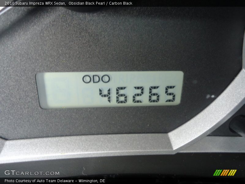 Obsidian Black Pearl / Carbon Black 2010 Subaru Impreza WRX Sedan