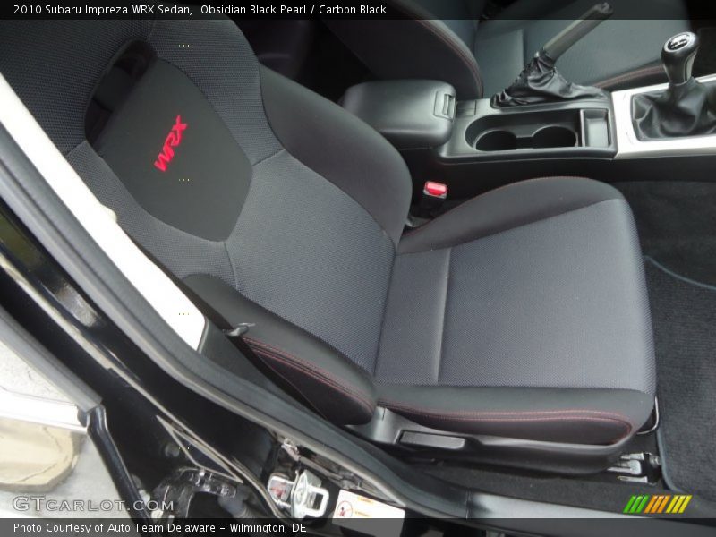 Front Seat of 2010 Impreza WRX Sedan