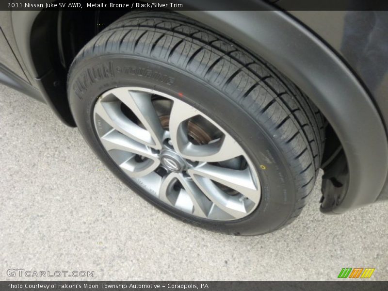 Metallic Bronze / Black/Silver Trim 2011 Nissan Juke SV AWD