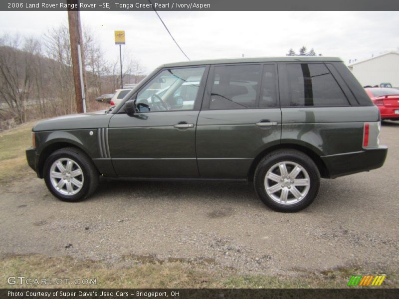 Tonga Green Pearl / Ivory/Aspen 2006 Land Rover Range Rover HSE