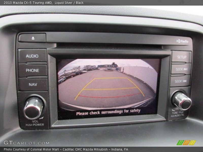 Liquid Silver / Black 2013 Mazda CX-5 Touring AWD