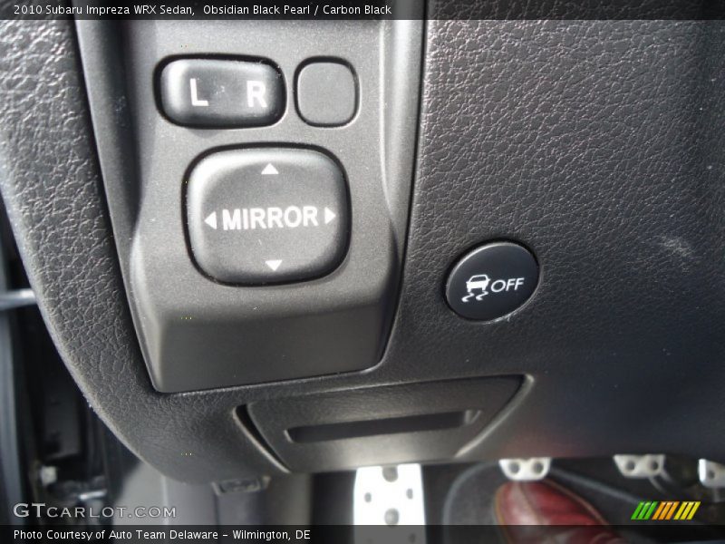 Controls of 2010 Impreza WRX Sedan