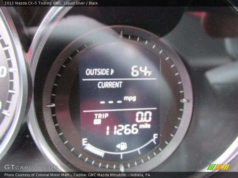 Liquid Silver / Black 2013 Mazda CX-5 Touring AWD