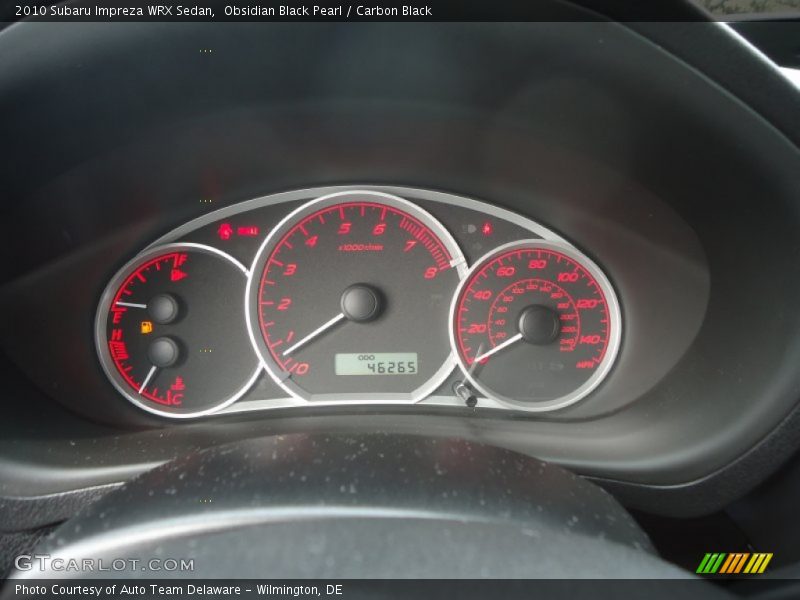  2010 Impreza WRX Sedan WRX Sedan Gauges