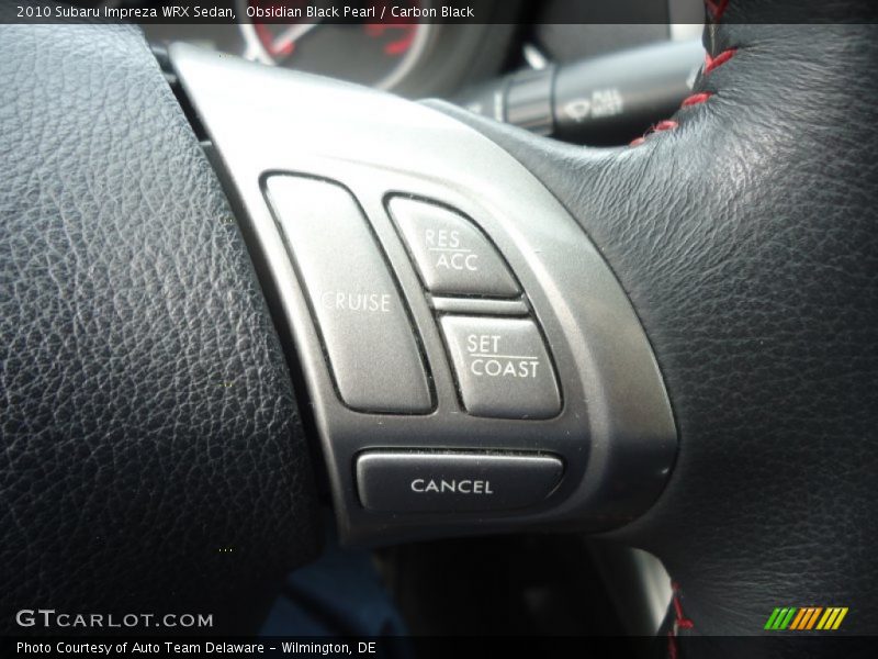 Controls of 2010 Impreza WRX Sedan