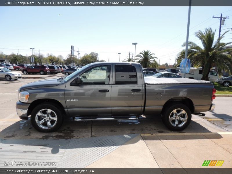 Mineral Gray Metallic / Medium Slate Gray 2008 Dodge Ram 1500 SLT Quad Cab