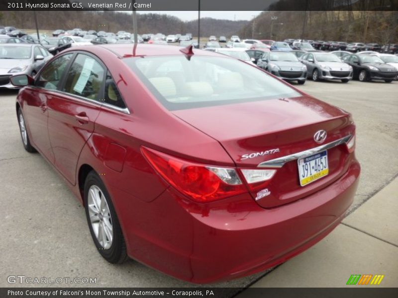 Venetian Red / Camel 2011 Hyundai Sonata GLS