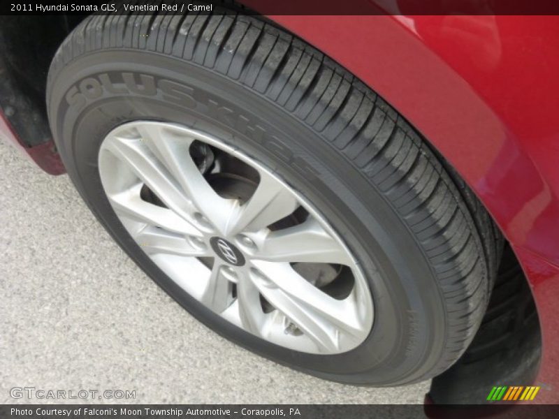 Venetian Red / Camel 2011 Hyundai Sonata GLS