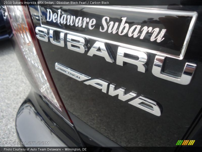 Obsidian Black Pearl / Carbon Black 2010 Subaru Impreza WRX Sedan