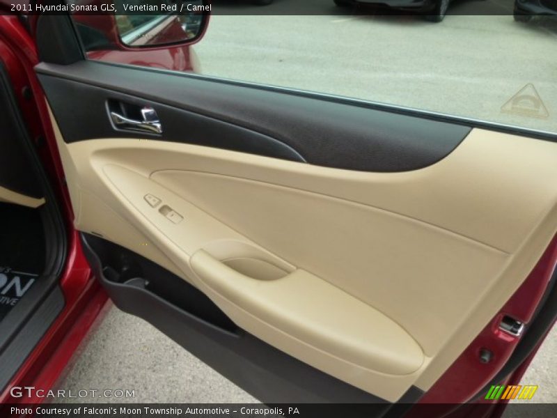 Venetian Red / Camel 2011 Hyundai Sonata GLS