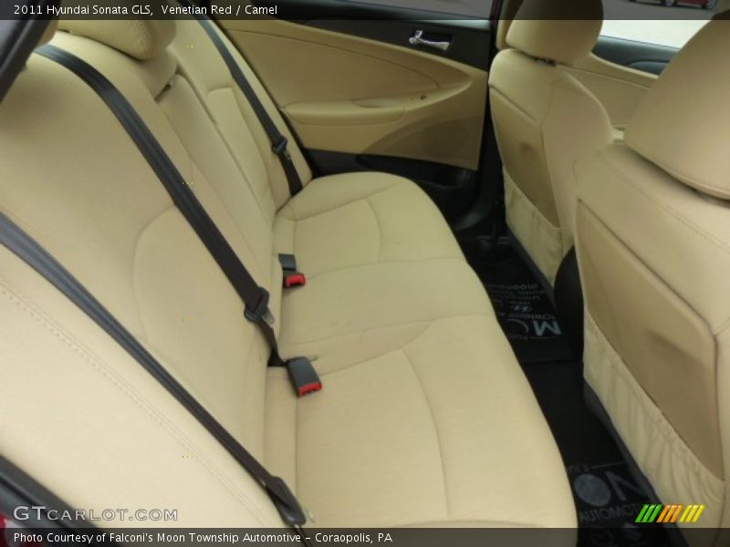 Venetian Red / Camel 2011 Hyundai Sonata GLS