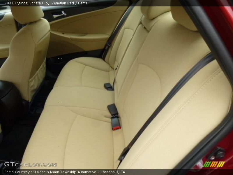 Venetian Red / Camel 2011 Hyundai Sonata GLS