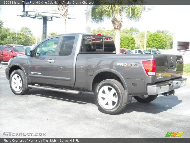 Smoke Gray / Charcoal 2008 Nissan Titan Pro-4X King Cab 4x4