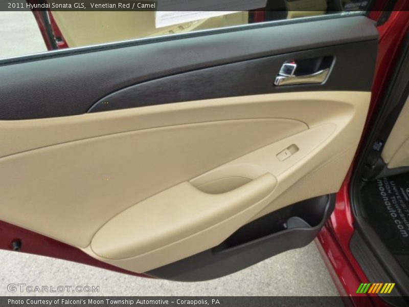 Venetian Red / Camel 2011 Hyundai Sonata GLS