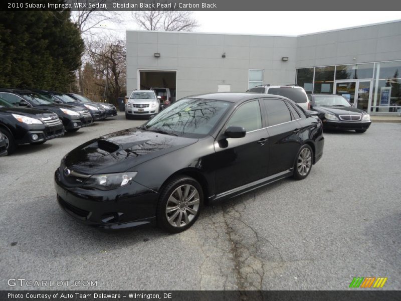 Obsidian Black Pearl / Carbon Black 2010 Subaru Impreza WRX Sedan