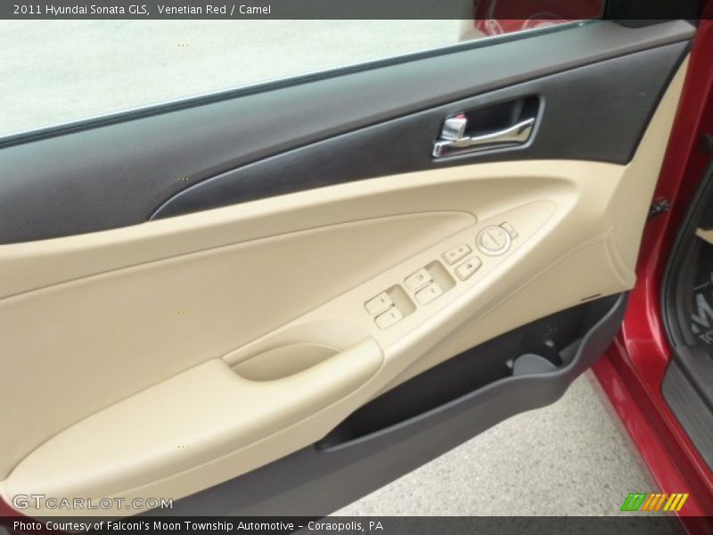 Venetian Red / Camel 2011 Hyundai Sonata GLS