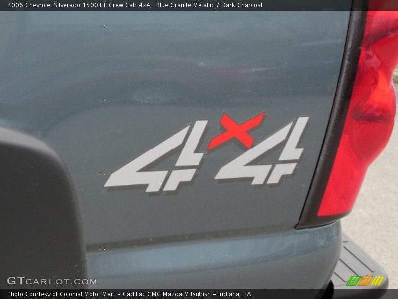 Blue Granite Metallic / Dark Charcoal 2006 Chevrolet Silverado 1500 LT Crew Cab 4x4