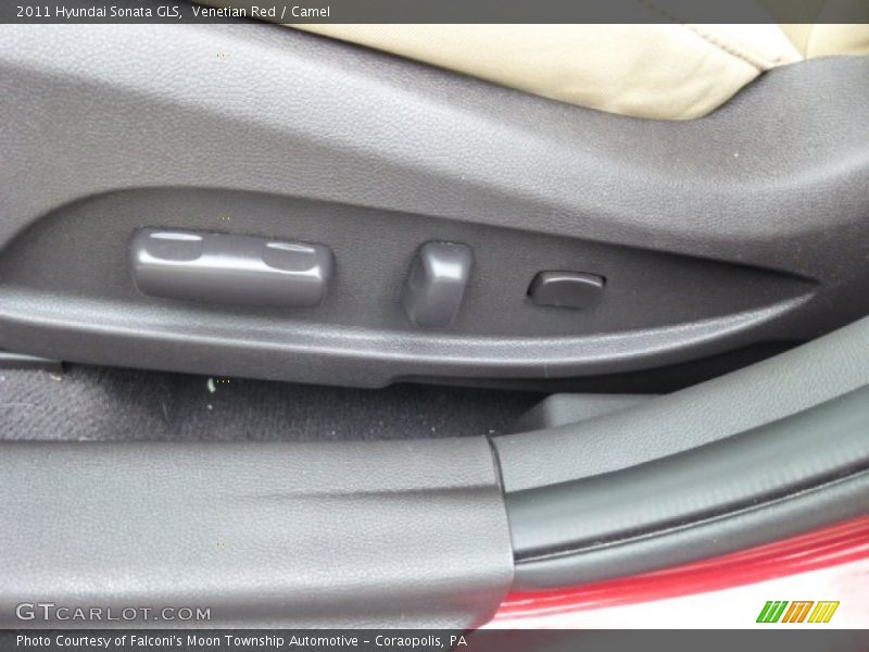 Venetian Red / Camel 2011 Hyundai Sonata GLS