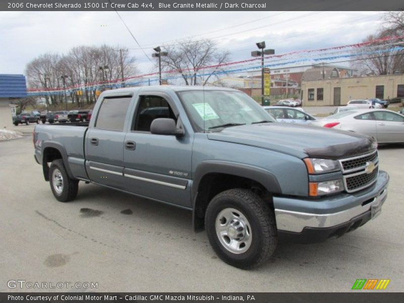 Blue Granite Metallic / Dark Charcoal 2006 Chevrolet Silverado 1500 LT Crew Cab 4x4