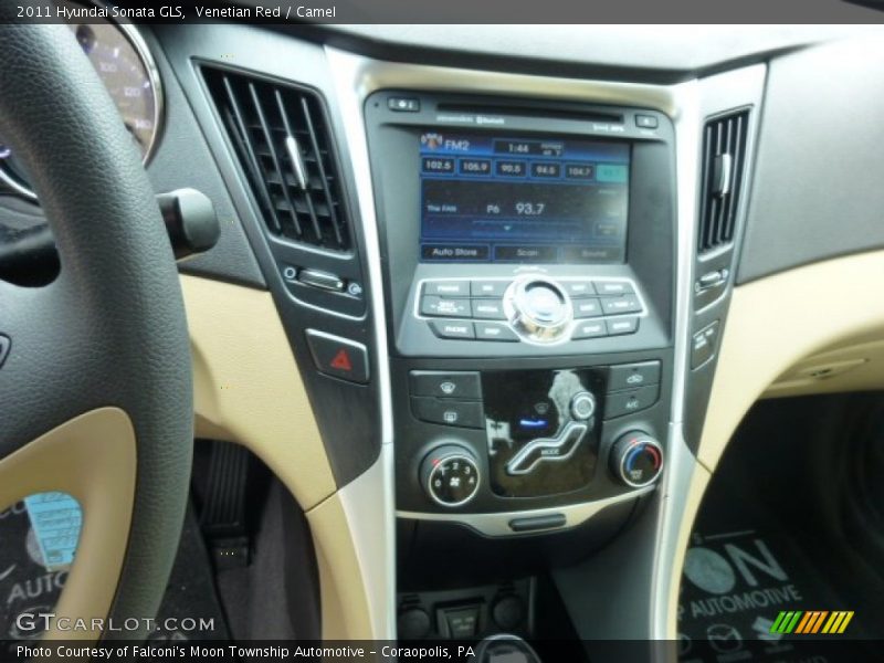 Venetian Red / Camel 2011 Hyundai Sonata GLS