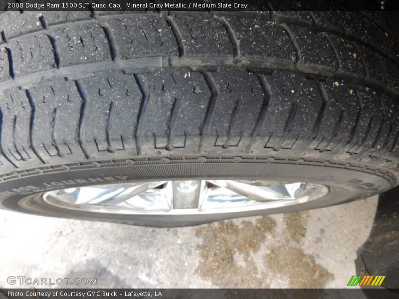 Mineral Gray Metallic / Medium Slate Gray 2008 Dodge Ram 1500 SLT Quad Cab