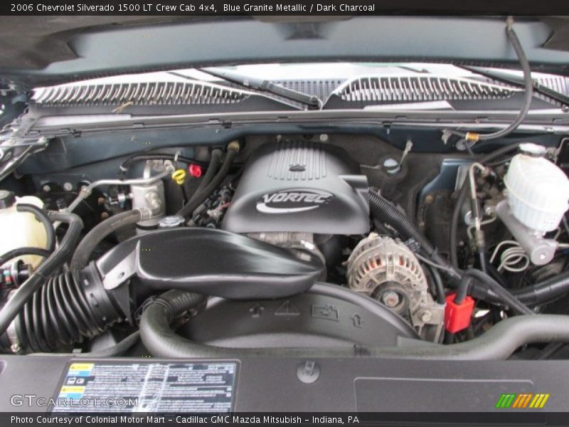 Blue Granite Metallic / Dark Charcoal 2006 Chevrolet Silverado 1500 LT Crew Cab 4x4
