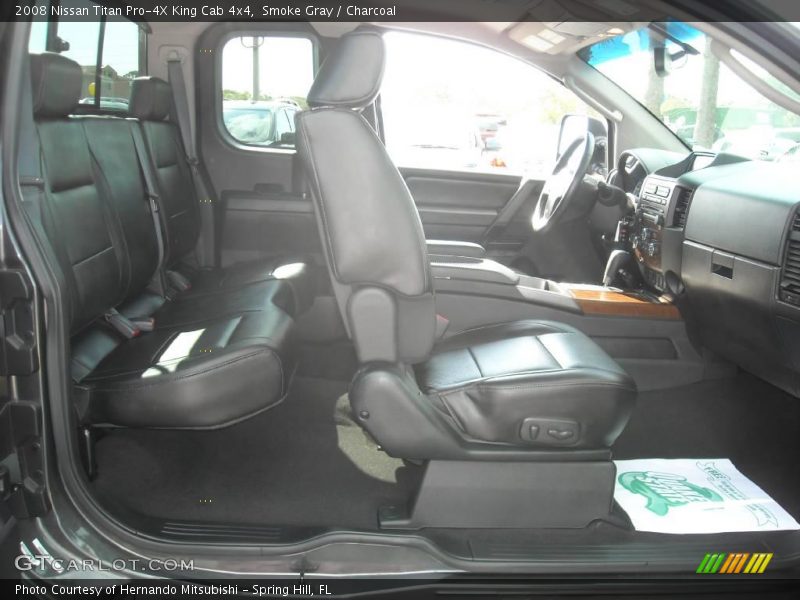 Smoke Gray / Charcoal 2008 Nissan Titan Pro-4X King Cab 4x4