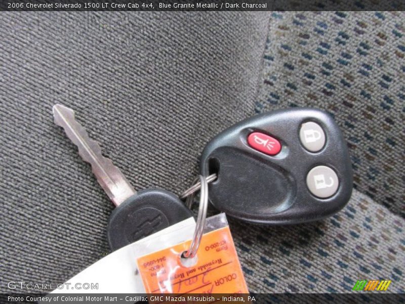 Blue Granite Metallic / Dark Charcoal 2006 Chevrolet Silverado 1500 LT Crew Cab 4x4