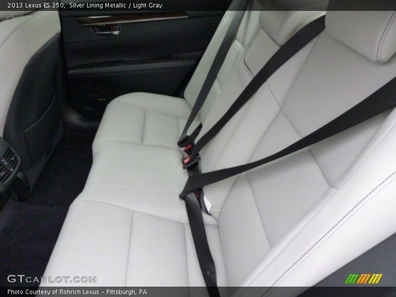 Rear Seat of 2013 ES 350