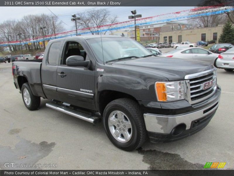 Onyx Black / Ebony 2011 GMC Sierra 1500 SLE Extended Cab 4x4