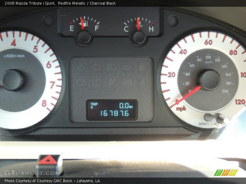 Redfire Metallic / Charcoal Black 2008 Mazda Tribute i Sport