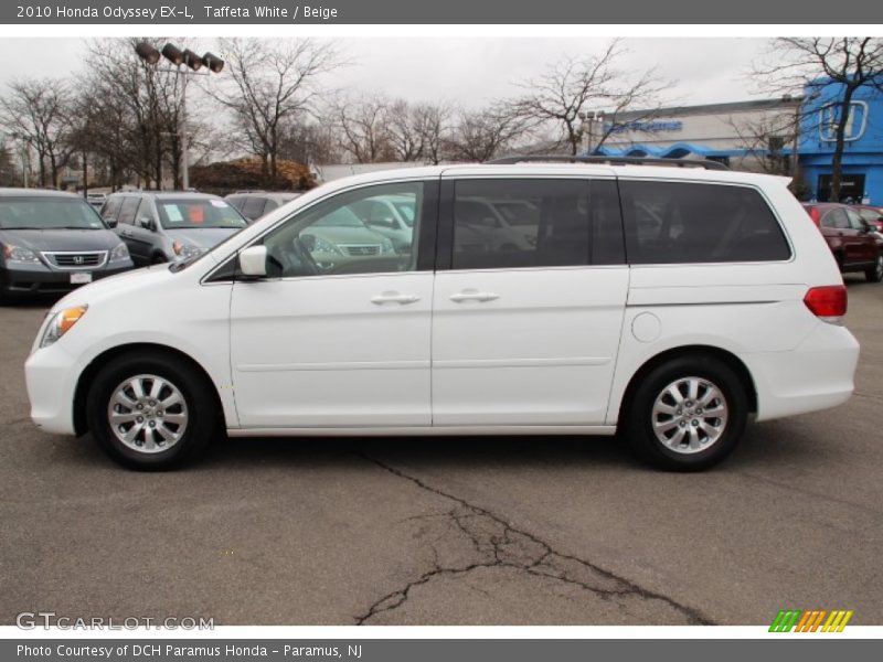 Taffeta White / Beige 2010 Honda Odyssey EX-L