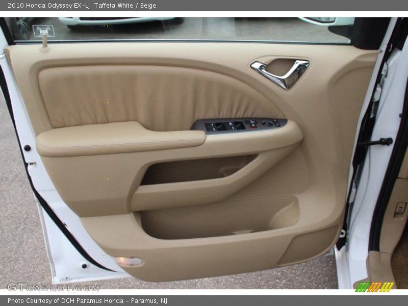 Taffeta White / Beige 2010 Honda Odyssey EX-L