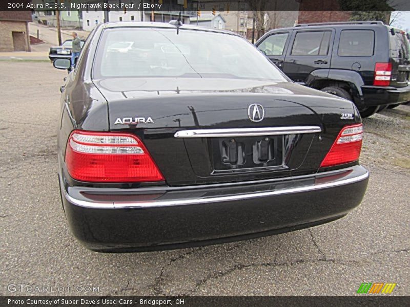 Nighthawk Black Pearl / Ebony 2004 Acura RL 3.5