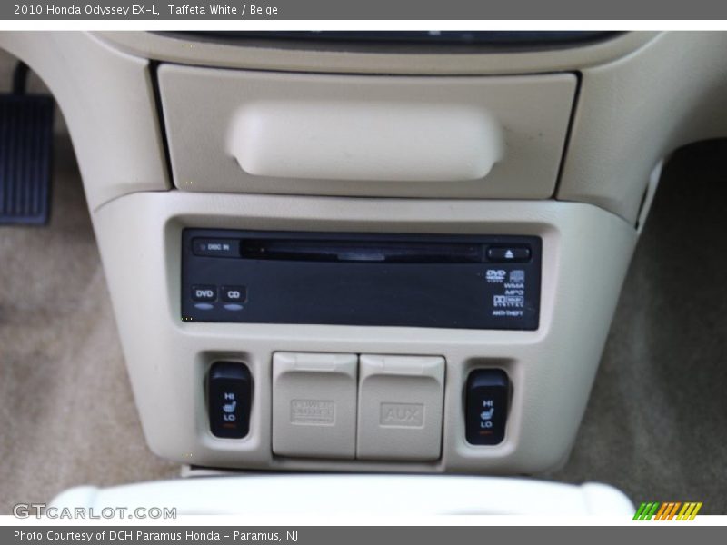 Taffeta White / Beige 2010 Honda Odyssey EX-L