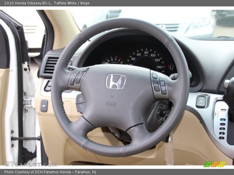 Taffeta White / Beige 2010 Honda Odyssey EX-L