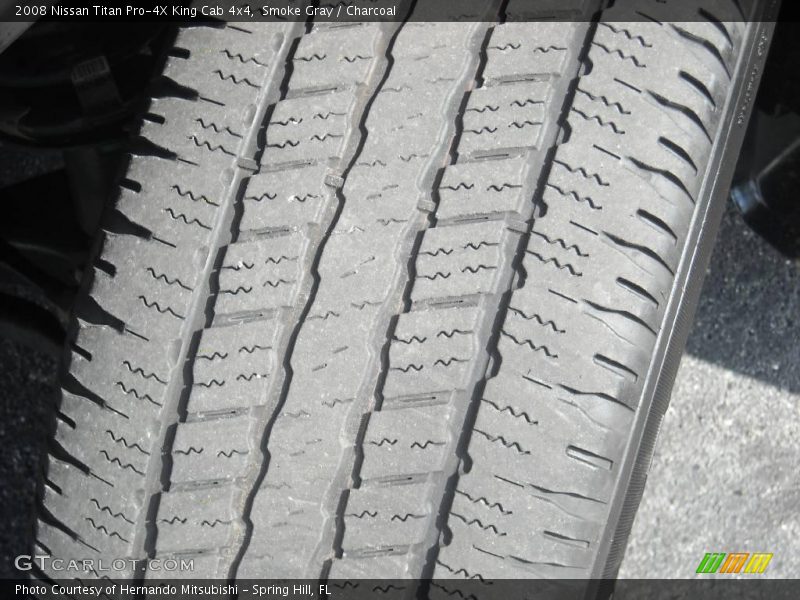 Smoke Gray / Charcoal 2008 Nissan Titan Pro-4X King Cab 4x4